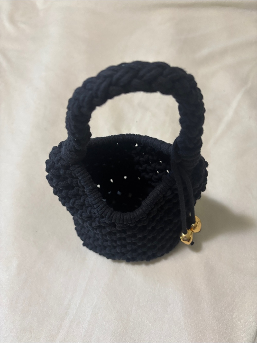 Madewell Black Carmen Rope Mini Bag - Picture 3 of 3